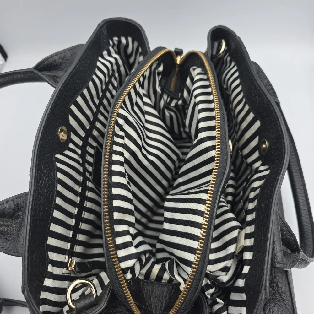 Kate Spade New York Southport Avenue SLOAN Black Leather Satchel DOCTORS BAG